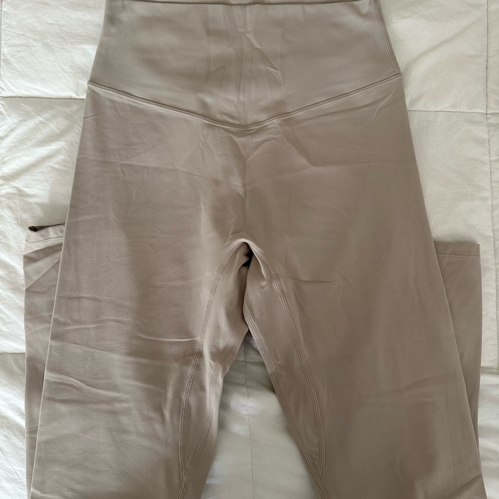 Vitality Beige Leggings Size Medium - Picture 2 of 4